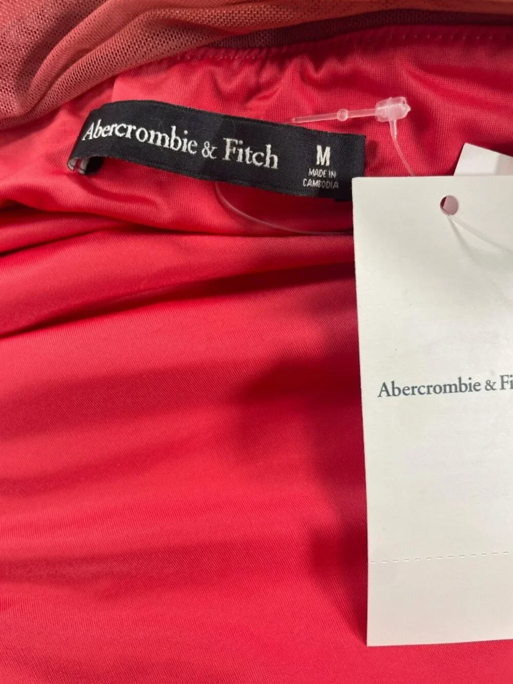 Abercrombie & Fitch Bra-Free Giselle Drop Waist Maxi Dress Size M MSRP$160 NEW